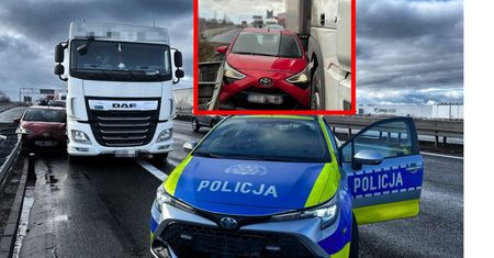 Policyjny pościg na A4. "Łowcy głów" ze spektakularnym zatrzymaniem