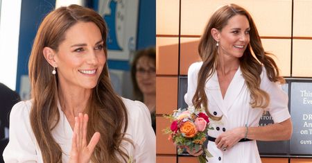 Księżna Kate z ważną wizytą w szpitalu. Postawiła na prostą, ale efektowną stylizację (ZDJĘCIA)