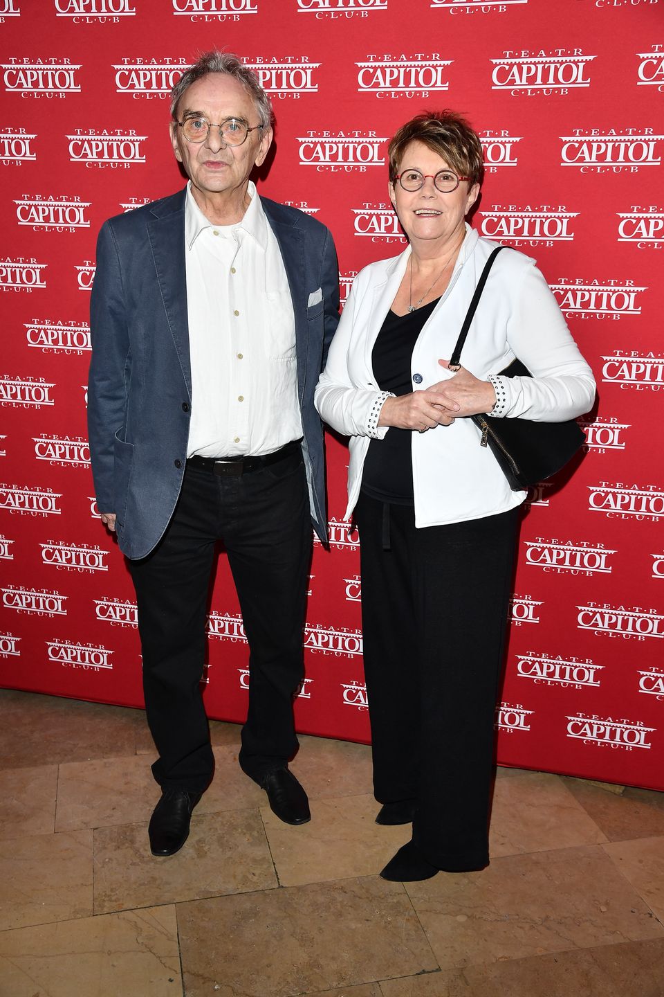 Jerzy Bonczak na premierze filmu "Łóżko pełne cudzoziemców"