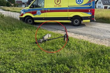 Pijany 15-latek przewoził koleżankę hulajnogą. Oboje trafili do szpitala