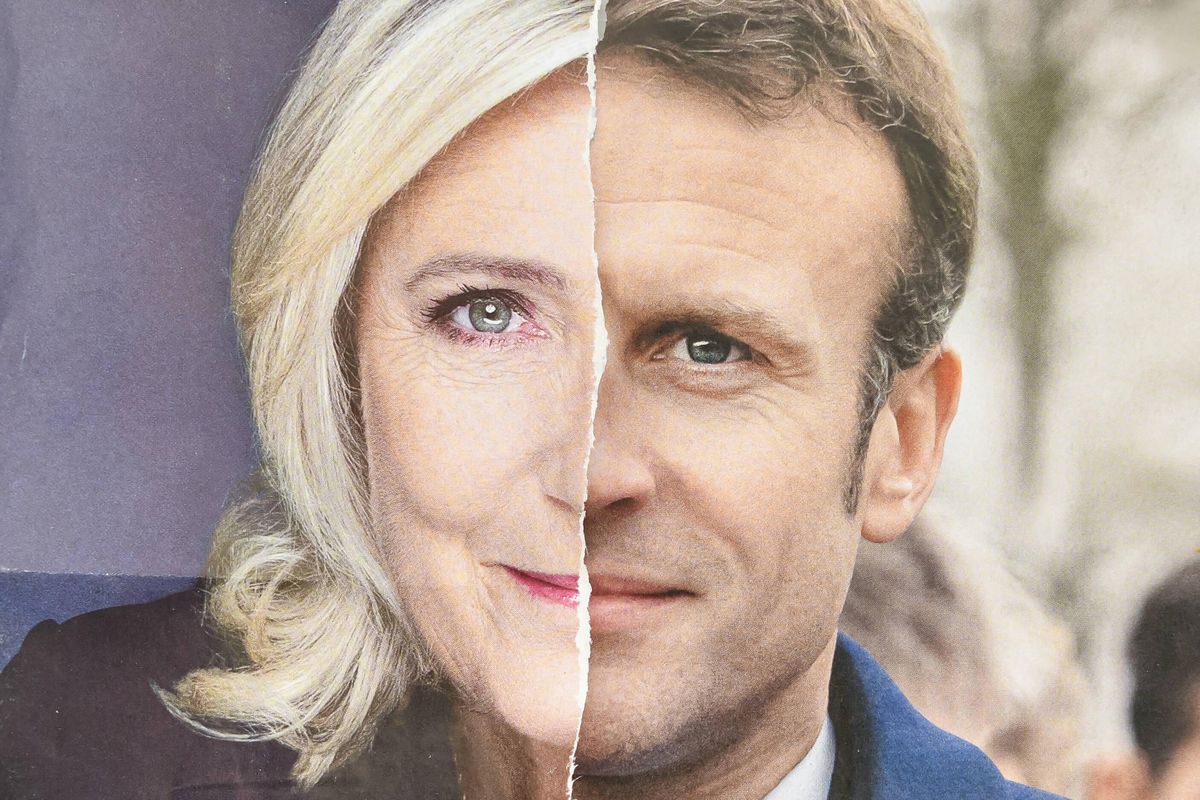Przez II turą wyborów we Francji Macron ma niewielką przewagę nad Le Pen 