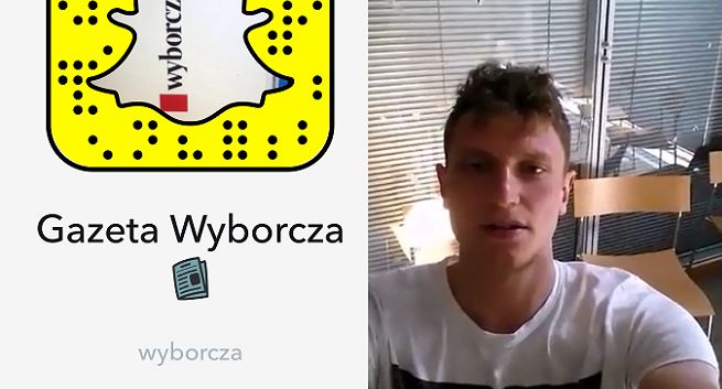 „Gazeta Wyborcza” robi prasówkę na Snapchacie
