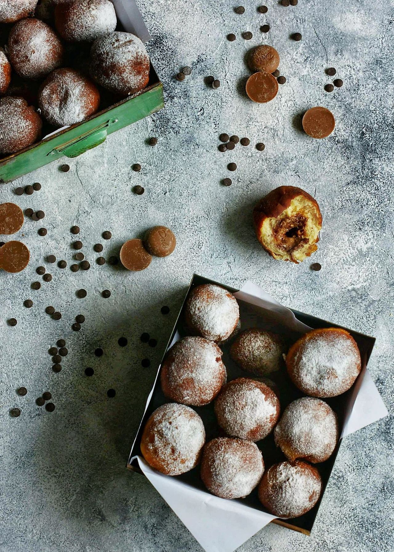 Pączki z czekoladą. Mięciutkie, puszyste i pyszne