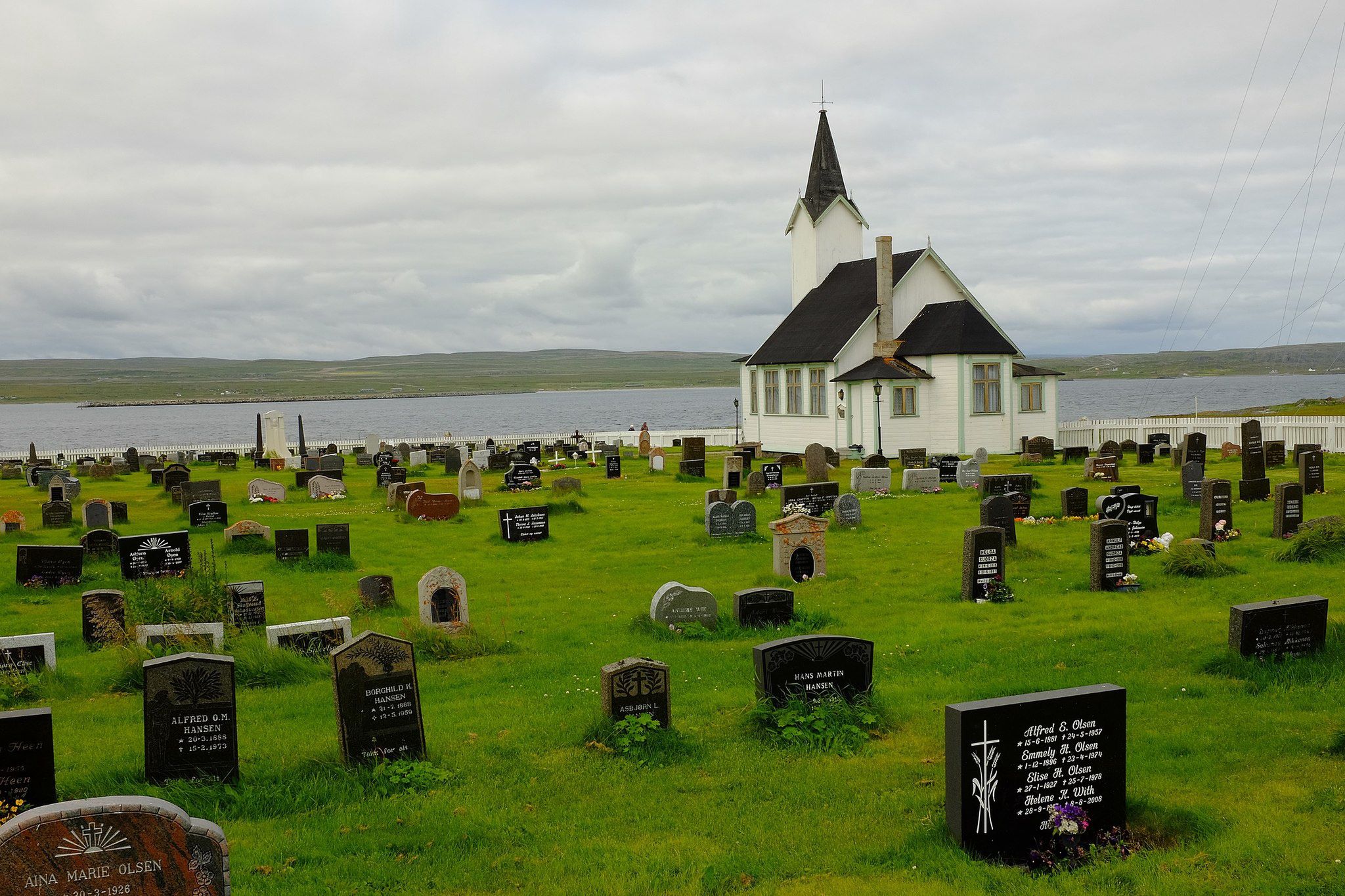 Kaplica i cmentarz w norweskim Vardø 
