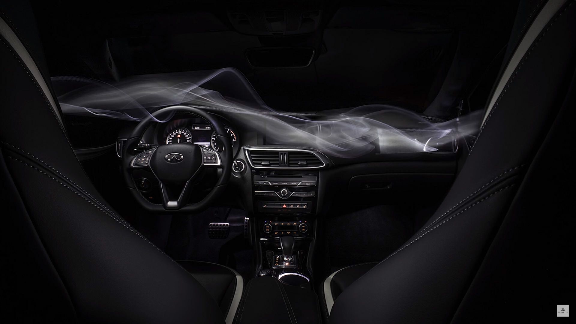 Niesamowite, malowane światłem zdjęcia Infiniti Q30 9