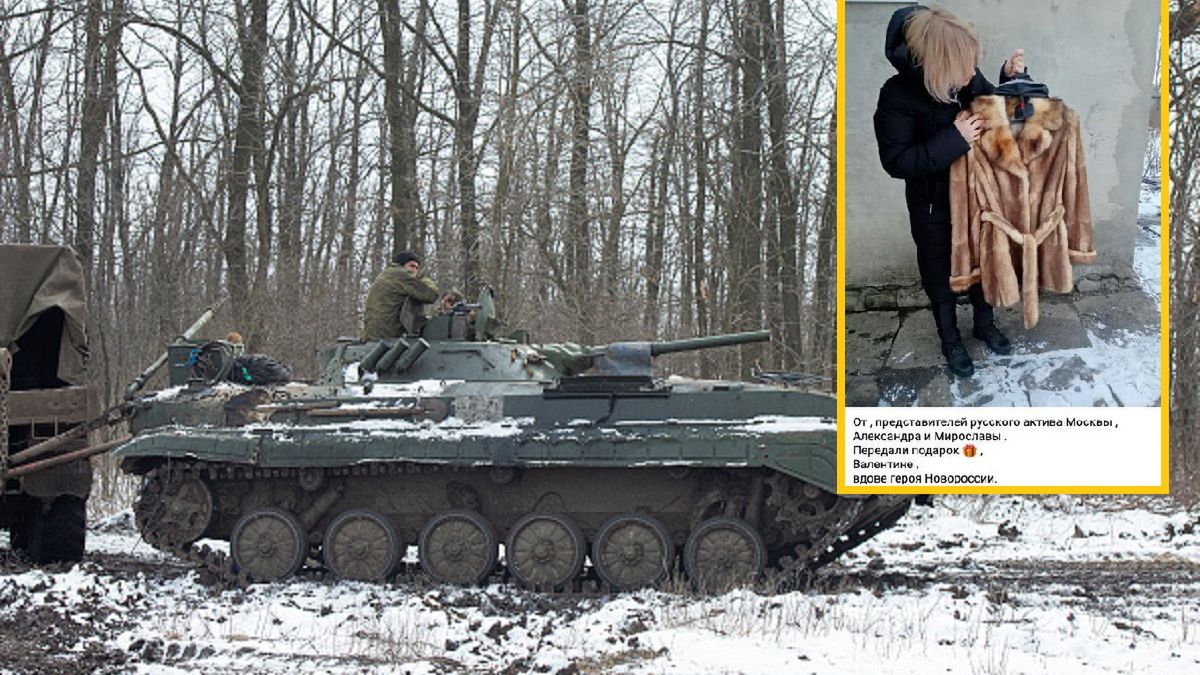 Wdowa po zmarłym żolnierzu otrzymała futro 