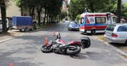 Chorzów. Krok od tragedii. Uderzyła w motocyklistę
