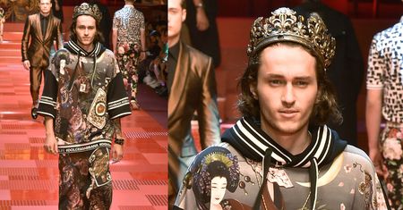 Krewni gwiazd debiutują na wybiegu Dolce&Gabbana: brat Miley Cyrus, szwagier Pippy Middleton, syn Snoop Dogga... (ZDJĘCIA)