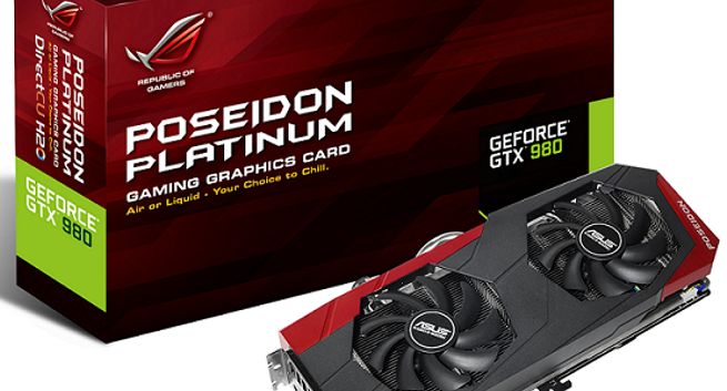 ROG Poseidon GTX 980 - nowa karta graficzna z chłodzeniem hybrydowym od Asusa za 2599 zł