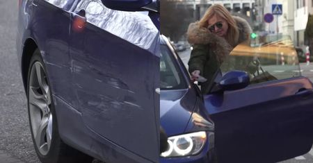 Monika Olejnik zarysowała BMW!