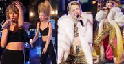 Taylor Swift i Miley Cyrus witają Nowy Rok w Nowym Jorku (ZDJĘCIA)