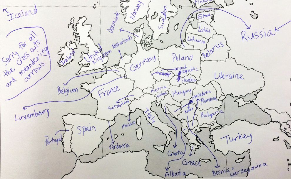 Gdzie leży Polska? Amerykanie wskazują kraje w Europie 19