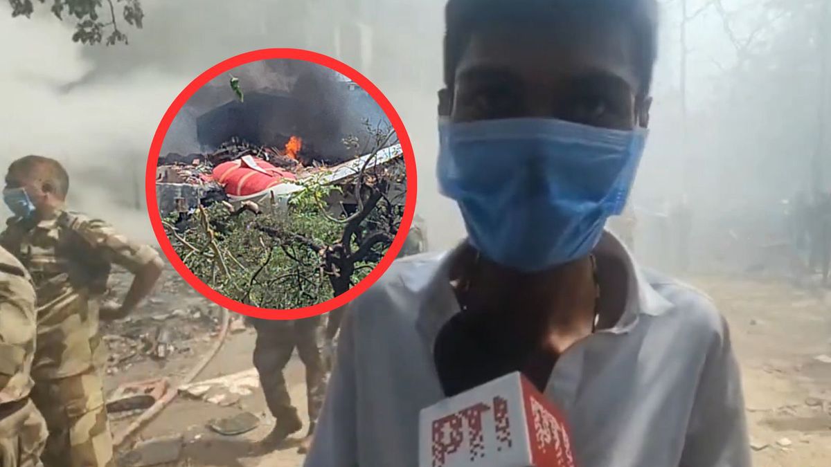 Indie: Świadek katastrofy samolotu zabrał głos