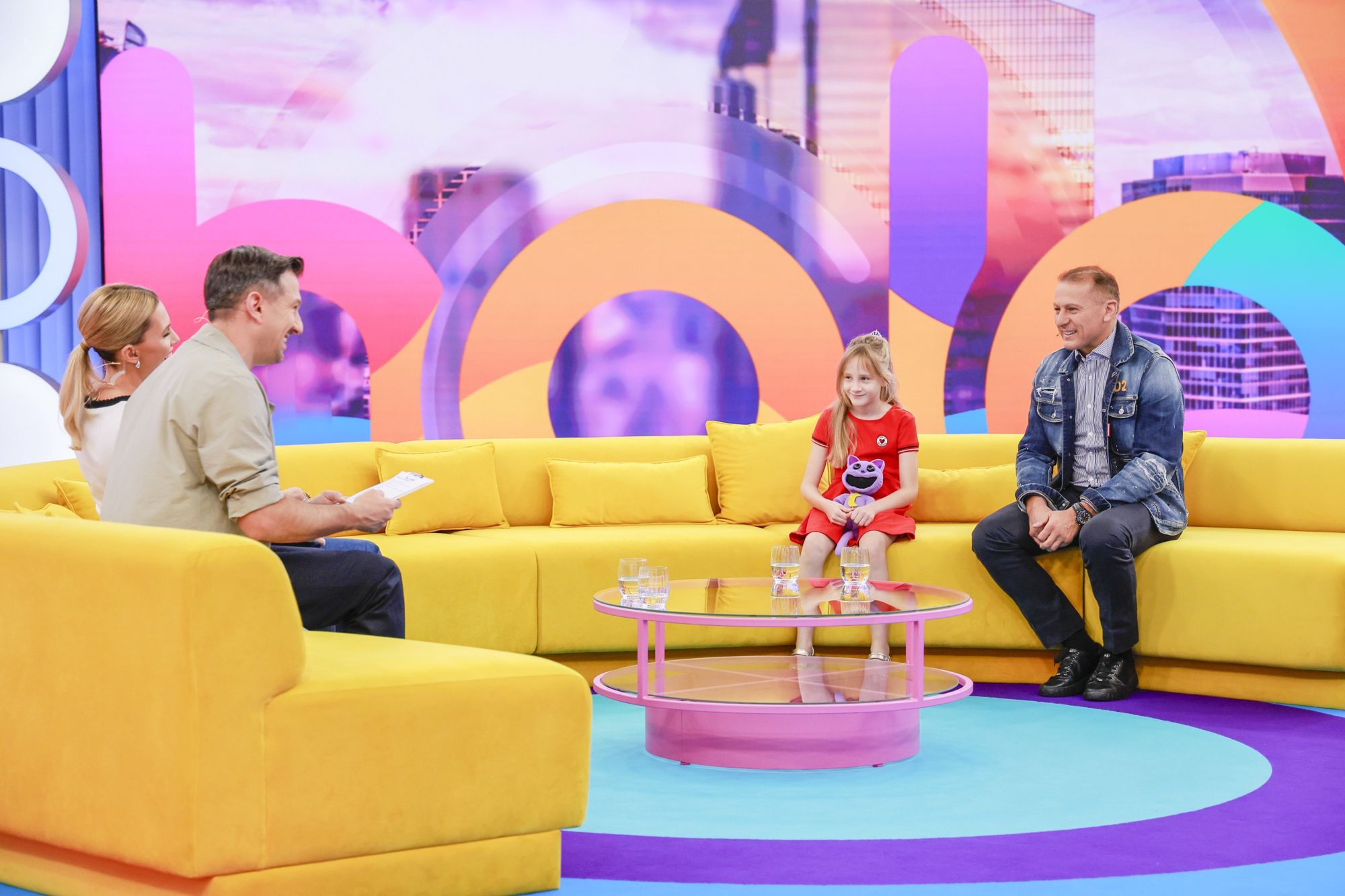 Piotr Świerczewski z wnuczką w programie "Halo, tu Polsat"