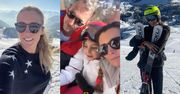 Zimowa sielanka Kraśków. Dziennikarz wczasuje się w górach z rodziną i... Agnieszką Woźniak-Starak. Znowu robi sobie przerwę od "Faktów"? (FOTO)