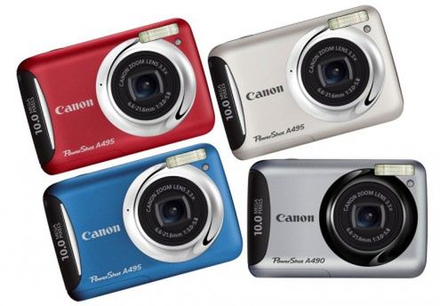 Canon PowerShot A490 i A495 - lekkie i proste w obsłudze