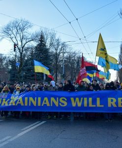 Marsz w Kijowie. Nie boją się Putina