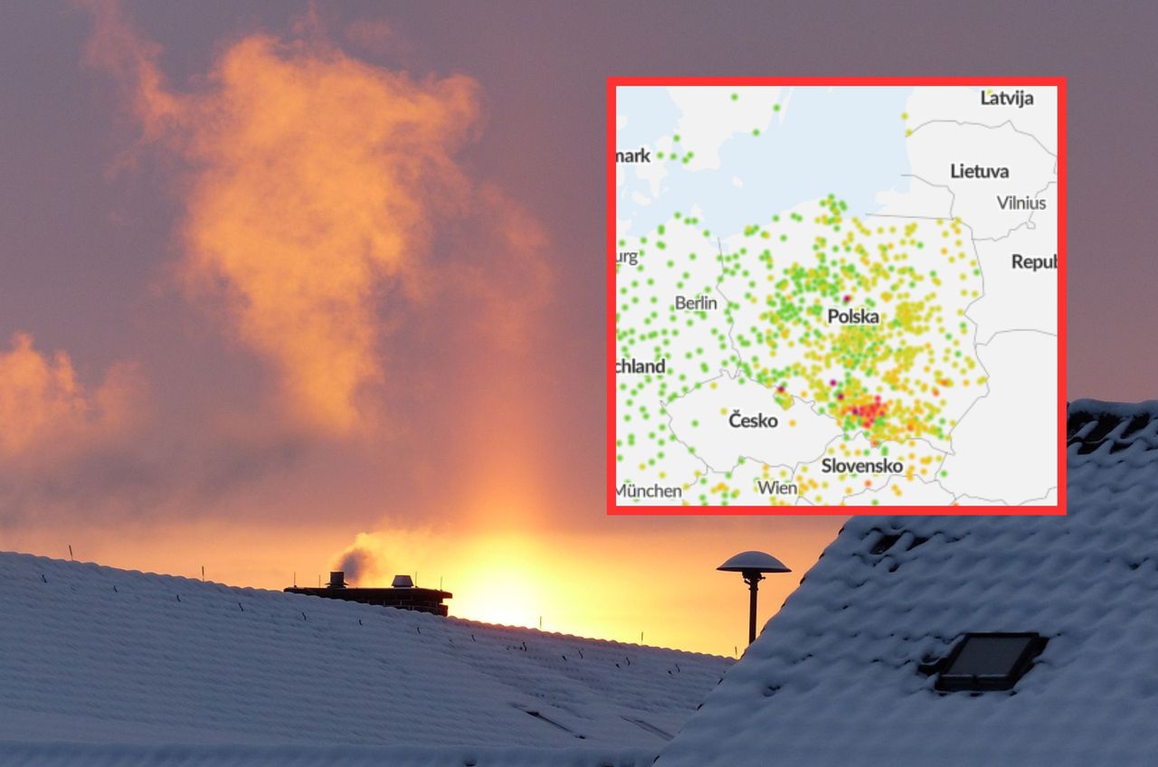 Smog 22.01.2024. Jakość powietrza w Polsce o poranku w wielu regionach była zła