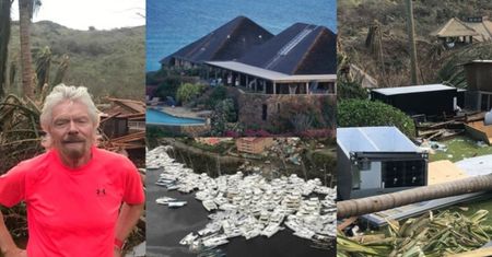 Tak wygląda prywatna wyspa brytyjskiego miliardera po przejściu huraganu Irma! (ZDJĘCIA)