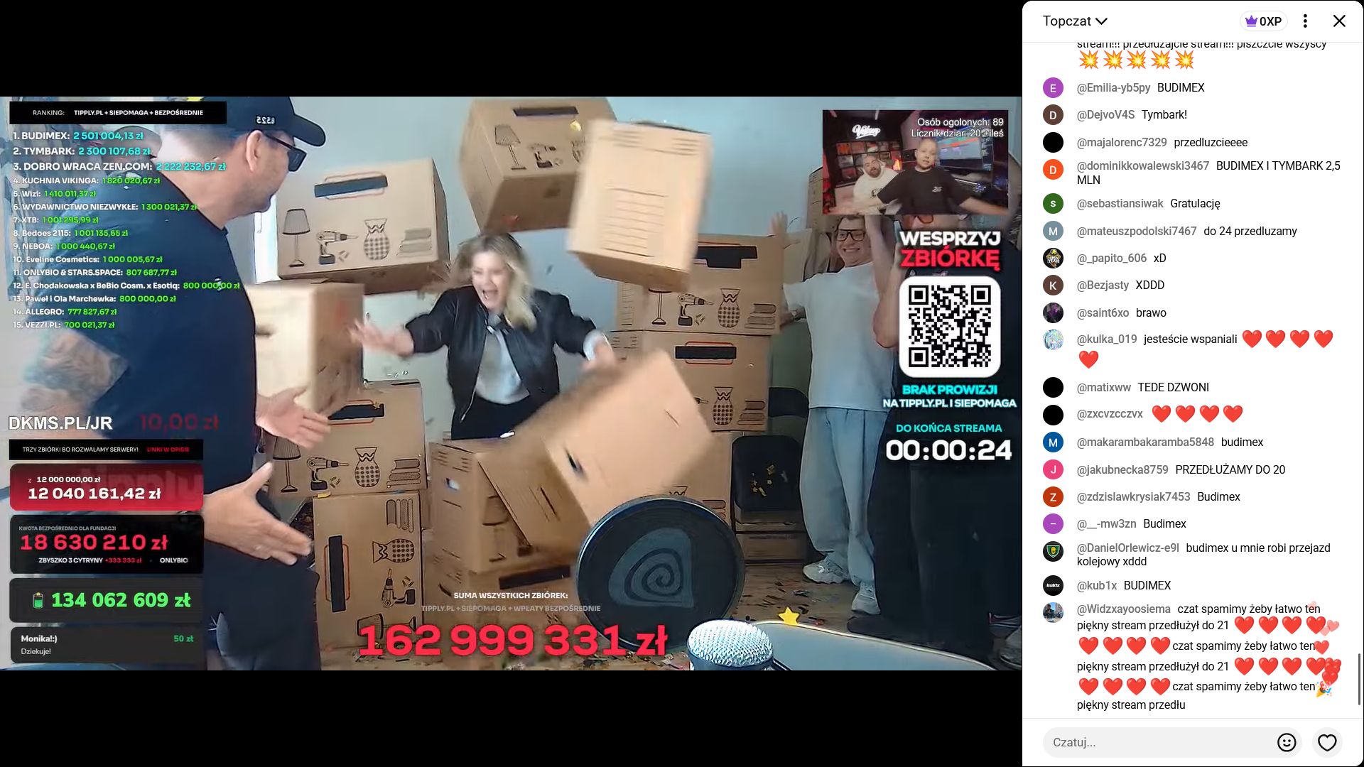 Małgorzata Kożuchowska wjechała w kartony