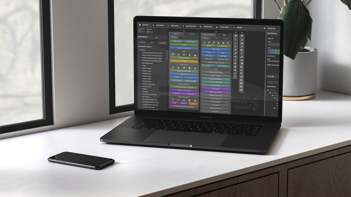 Retouching Toolkit 3.1 to wtyczka do robienia własnych paneli w Photoshopie 1