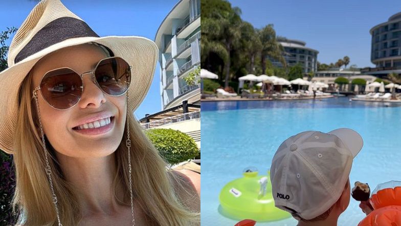 Izabela Janachowska w bikini pozdrawia z tureckich wakacji. Przy okazji pokazała luksusowy hotel (FOTO)
