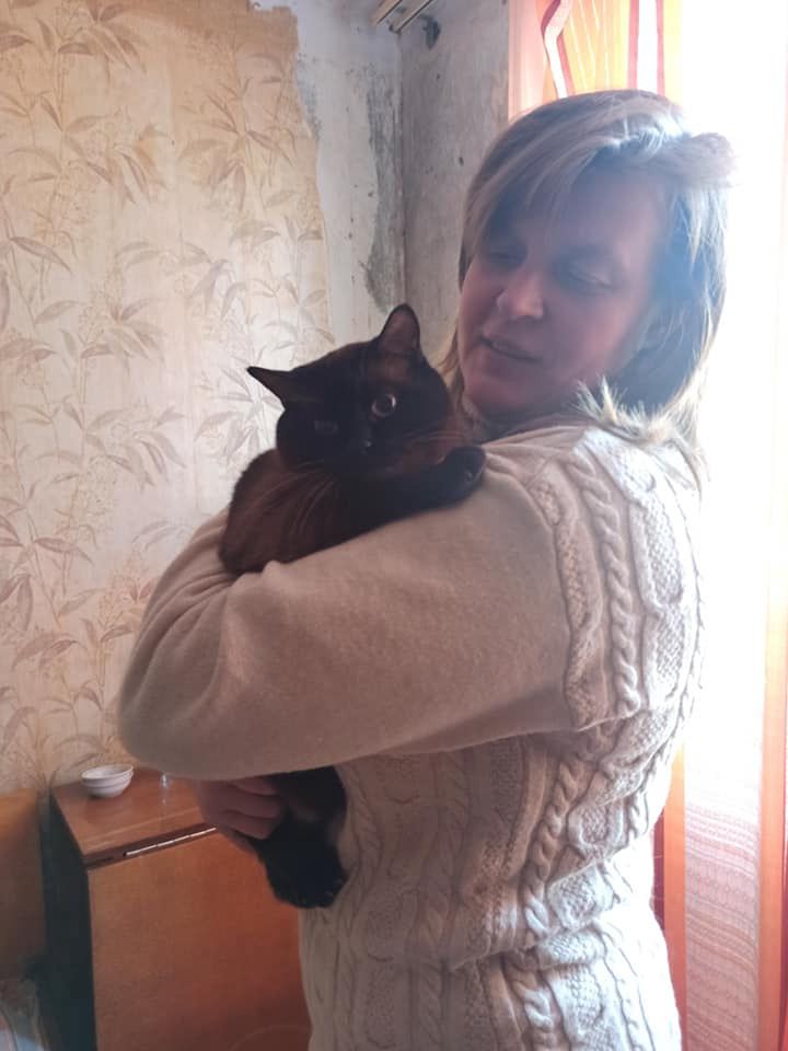 Pani Tatiana pomaga opuszczonym w czasie wojny zwierzętom 