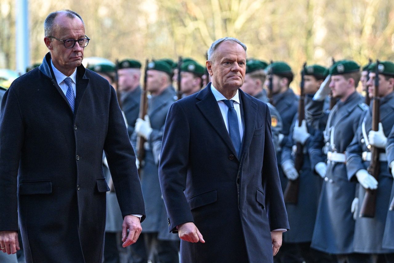 "To jest historyczna zmiana". Tusk po spotkaniu z Merzem
