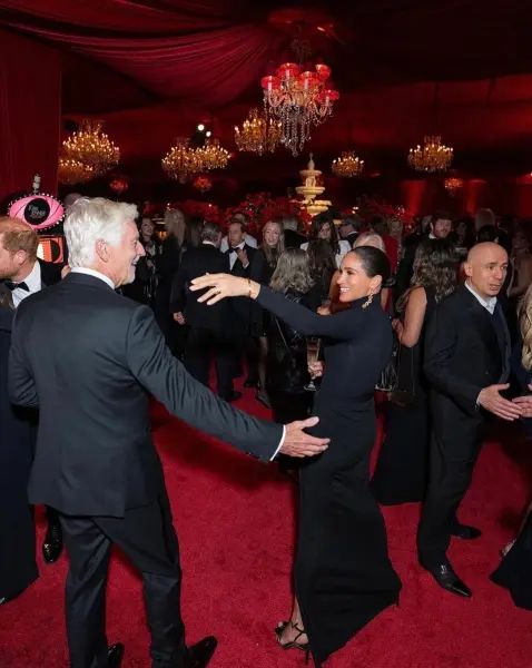 Tak Meghan i Harry imprezowali w towarzystwie znanych osób