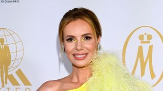 Izabela Janachowska bryluje na konkursie Miss Polski w żółtej kreacji do ziemi (ZDJĘCIA)