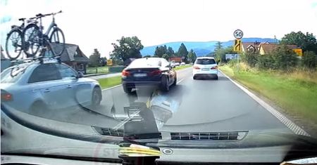 "Szeryf" z bmw wprowadzał swoje porządki. Kierowca audi dał mu nauczkę