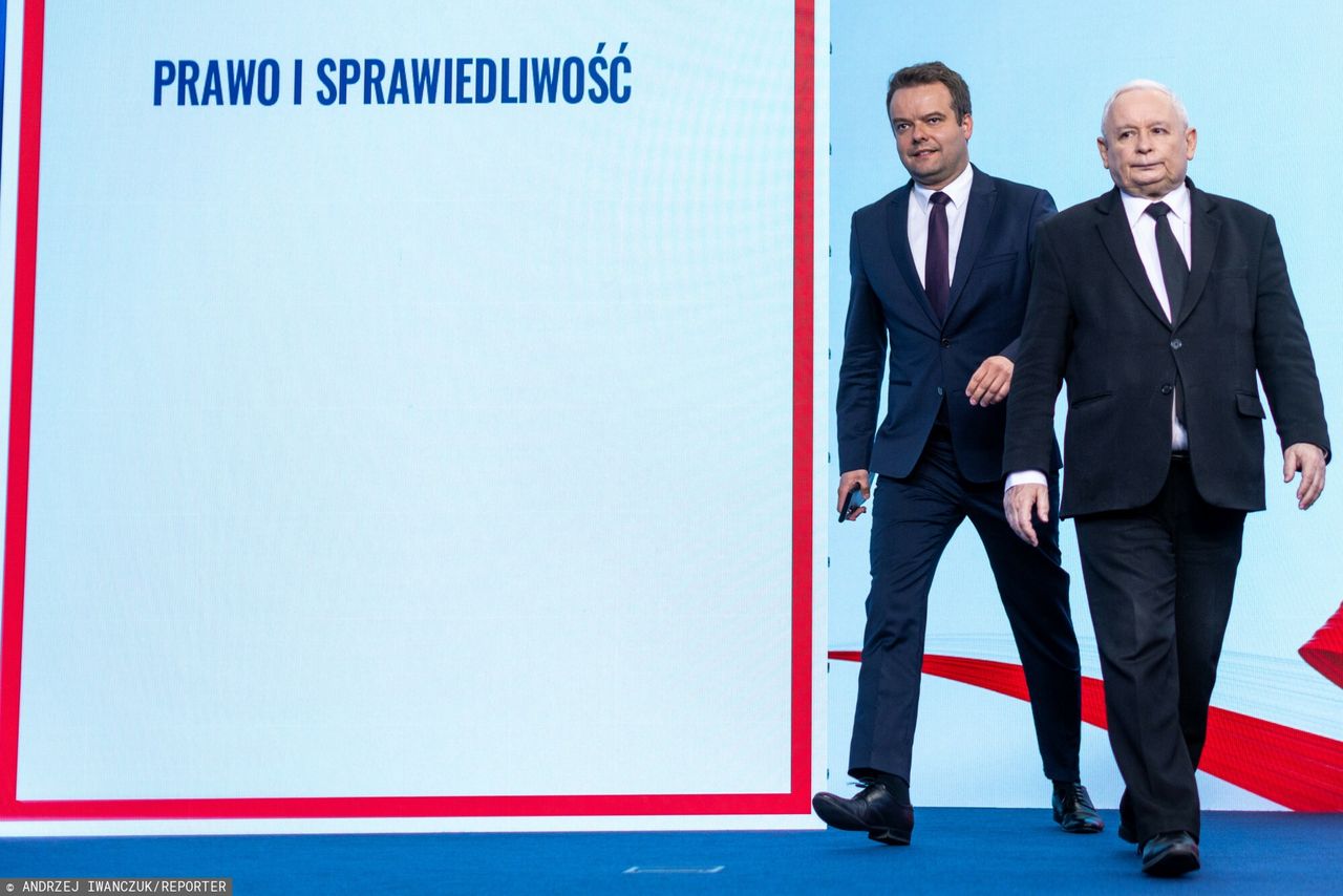 Rafał Bochenek i Jarosław Kaczyński