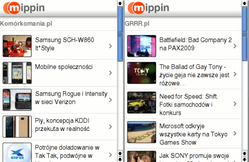 Mippin - przygotuj mobilną wersję swojego bloga.
