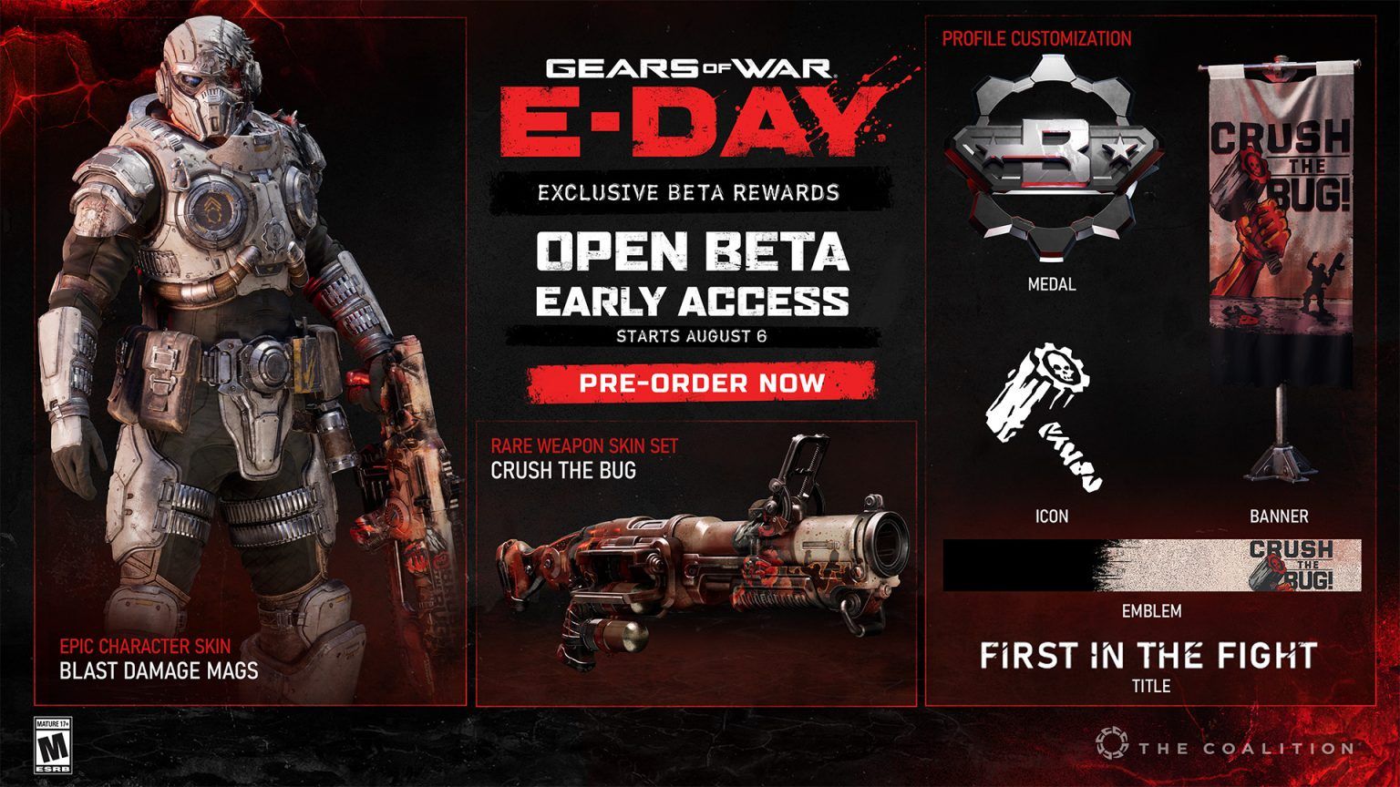 Nagrody za udział w becie Gears of War: E-Day