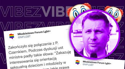 Czarnek spotkał się z Młodzieżowym Forum LGBT+, aby zwyzywać LGBT od ideologii