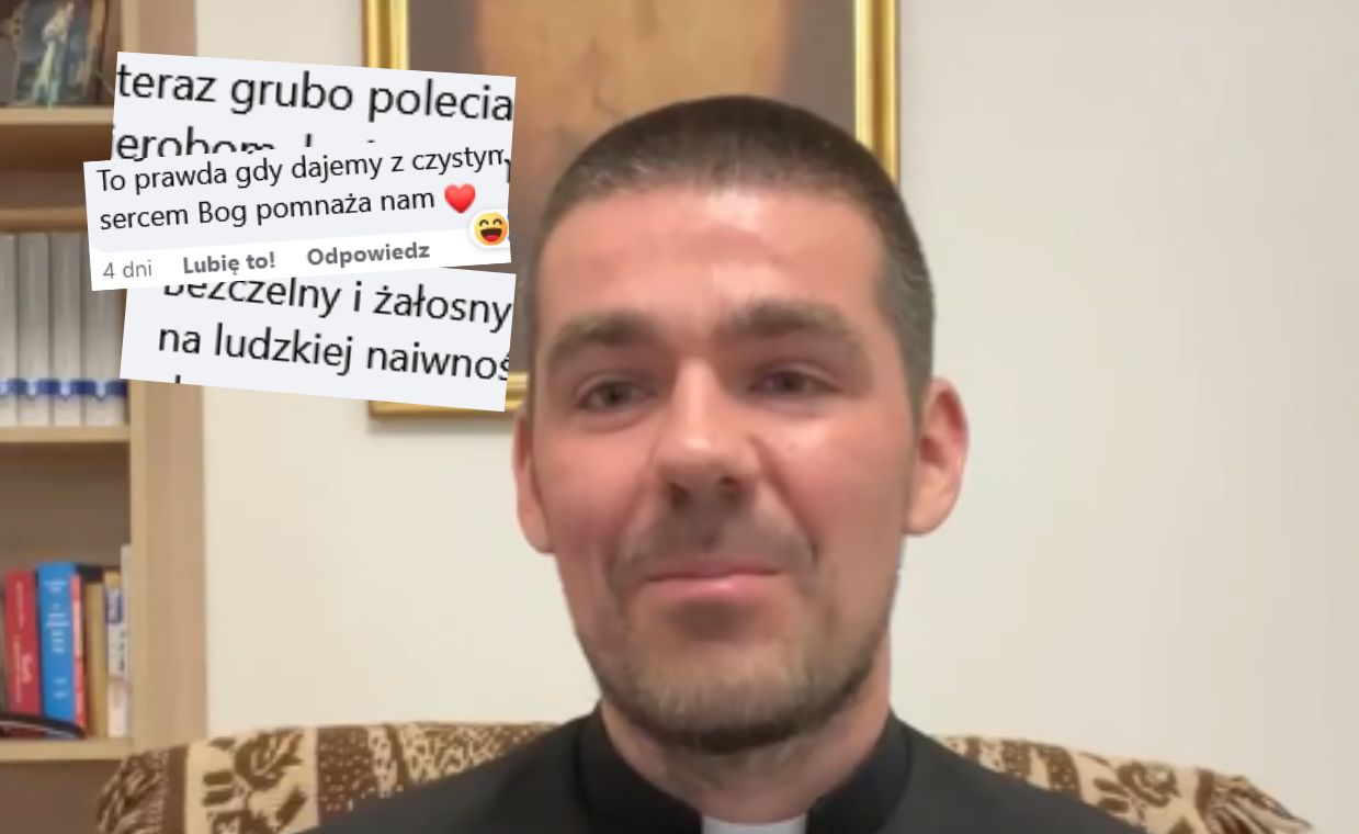 Ksiądz wywołał awanturę. "Grubo poleciał". Sugerował datki