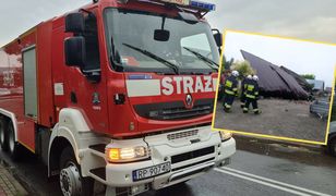 Trąba powietrzna w Józefowie. Żywioł pozrywał dachy