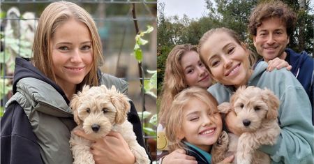 Agata Rubik pozuje z nowym pupilem i odpowiada na zarzuty internautki: "Szkoda, że wybraliście niebezpieczną krzyżówkę tylko dlatego, ŻE JEST MODA"