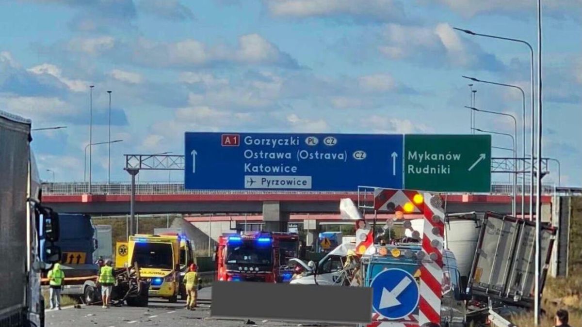 Wypadek na A1