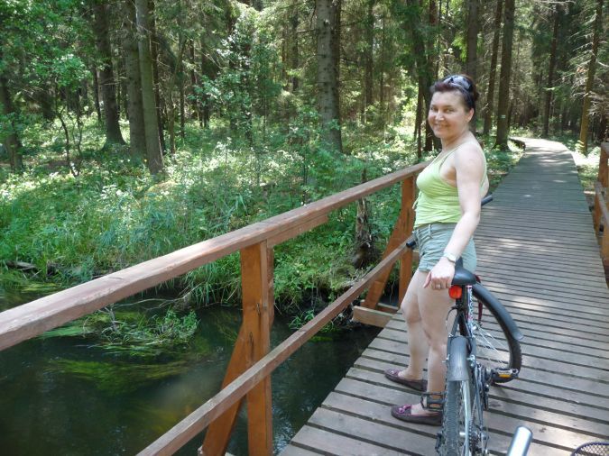 - Uwielbiam jeździć na rowerze i przeszczep mi w tym nie przeszkadza - mówi Małgorzata Ogorzałek./Archiwum prywatne