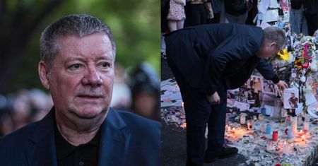 Ojciec Liama Payne'a składa synowi hołd przed hotelem, w którym zginął muzyk. Otoczył go tłum fanów