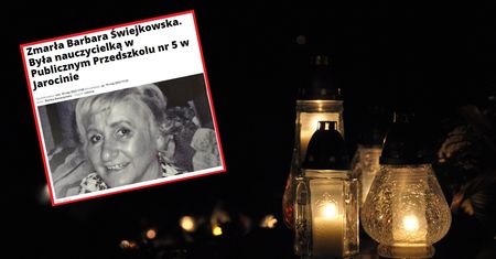 Nie żyje nauczycielka. "Była bardzo aktywna i dobra"