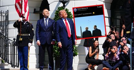 Szokujący wpis Biedronia o wizycie Nawrockiego