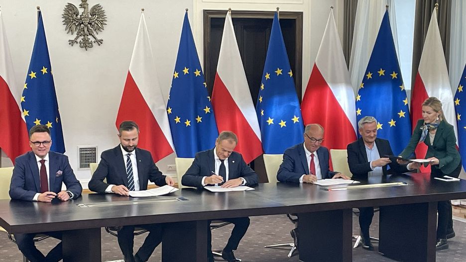 Podpisanie umowy koalicyjnej