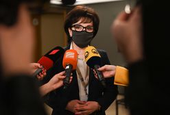 Przemowa szefowej Rady Federacji Rosyjskiej. Nagle z sali wyszła Witek i Grodzki