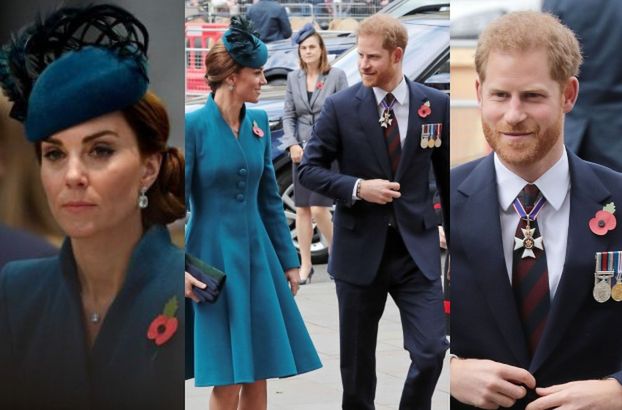 Książę Harry i księżna Kate na oficjalnej uroczystości w Westminister. Koniec plotek o konflikcie między rodzinami? (FOTO)