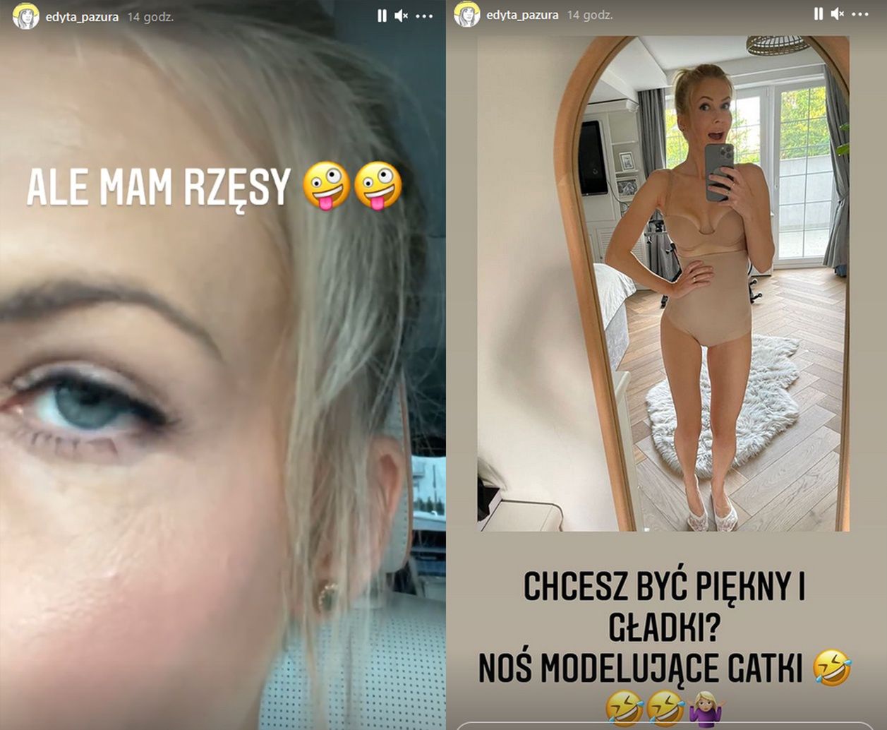 Edyta Pazura szykuje się do wyjścia