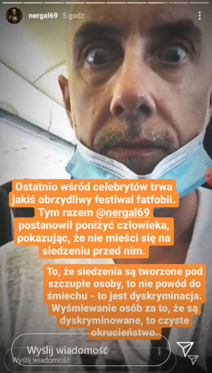 Maja Staśko oskarża Nergala o "fatfobię"