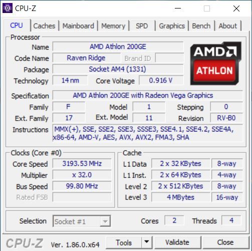 Test procesora AMD Athlon 200GE. Czy najtańszy Zen pokona Intel Pentium G5400? 3