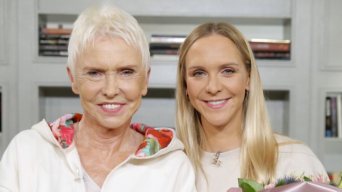 Ewa Błaszczyk i Marianna Janczarska na planie "Demakijażu"